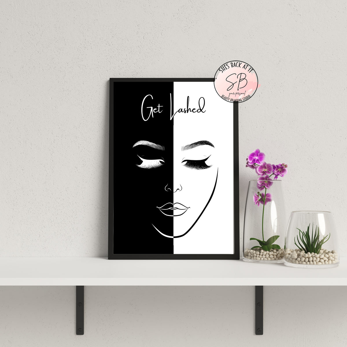 Lash Room Decor - Eyelashes Printable, ShesBackAtIt