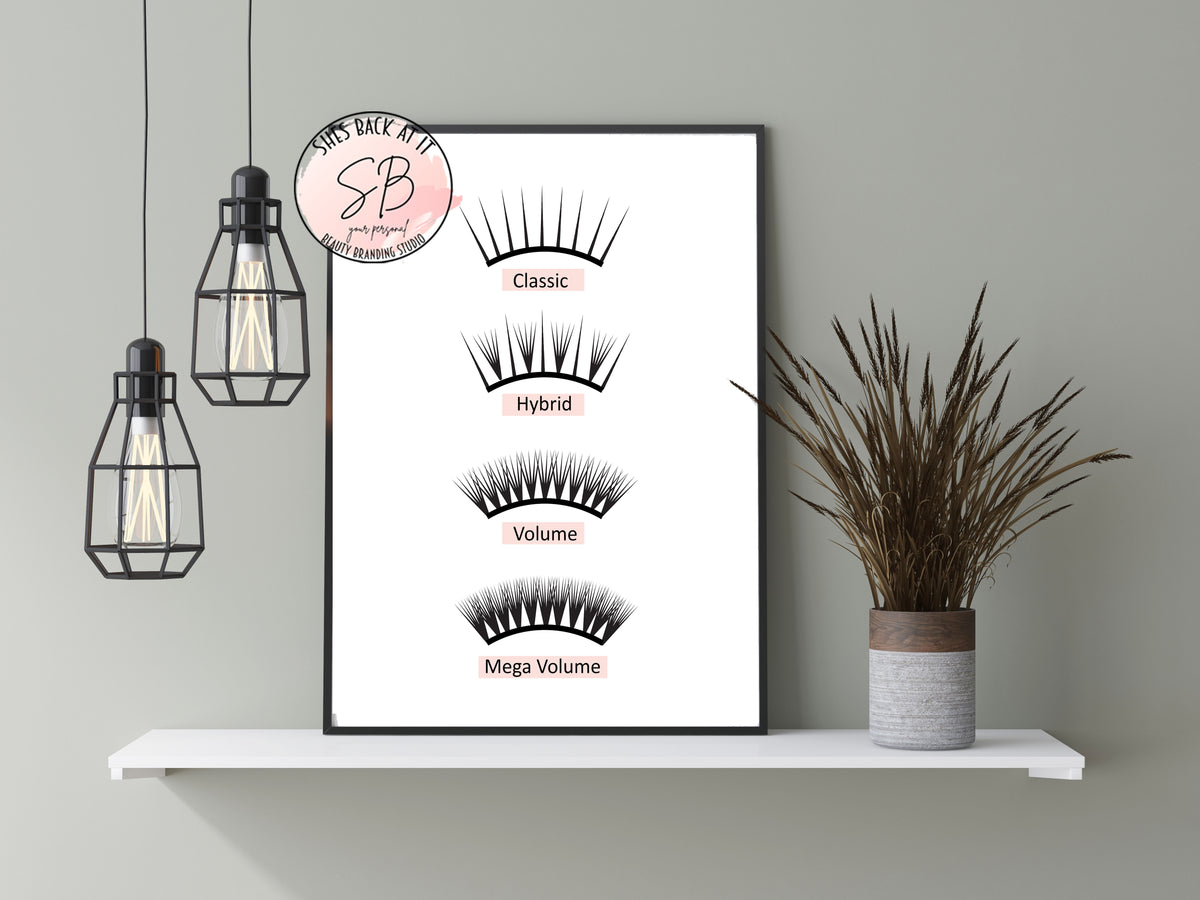 Lashes Print Decor Pink Eyelash Decor Eyelash Room Decor Lash