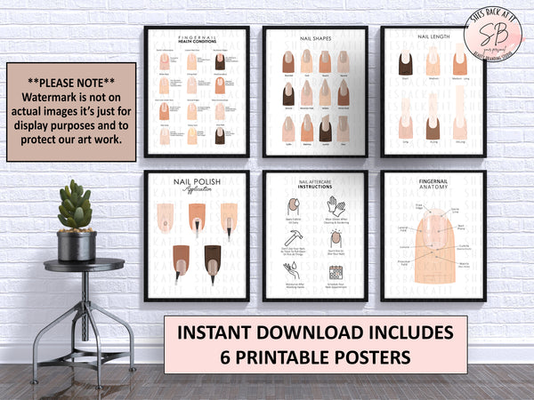 Nail Salon Printable Wall Art