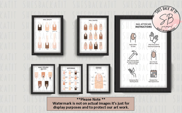 Nail Salon Printable Wall Art