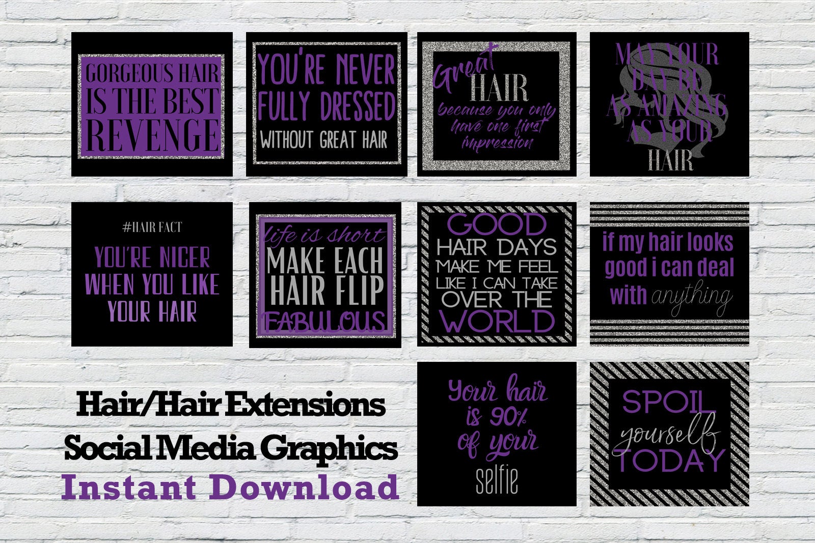 Purple Gfx (Instant Download) 